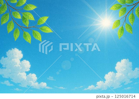 晴天　青空　若葉　イメージ 125016714