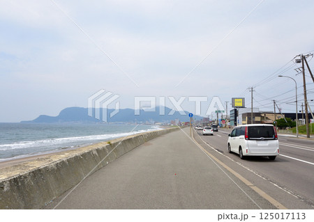 北海道函館空港から函館駅に向かう道のり風景 北海道函館空港から函館駅に向かう道のり風景 125017113
