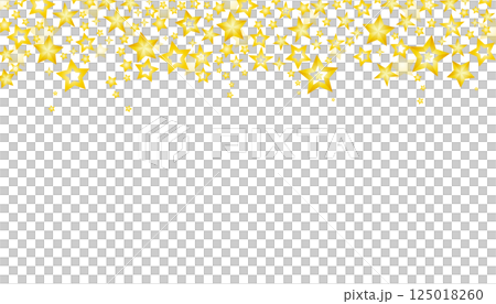 各種星星墜落的背景圖（白色背景） 125018260