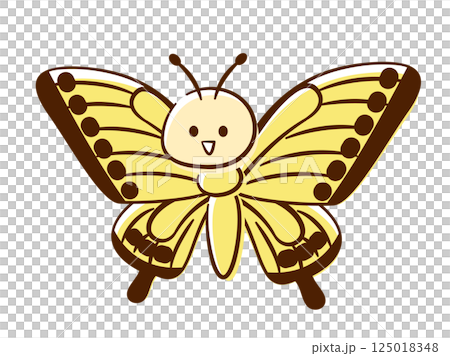 Insect_handwritten_swallowtail butterfly 125018348