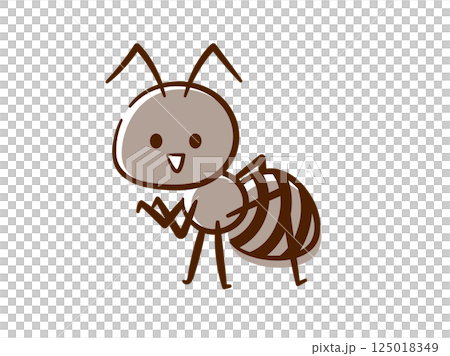 昆蟲_手寫_螞蟻 昆蟲_手寫_螞蟻 125018349