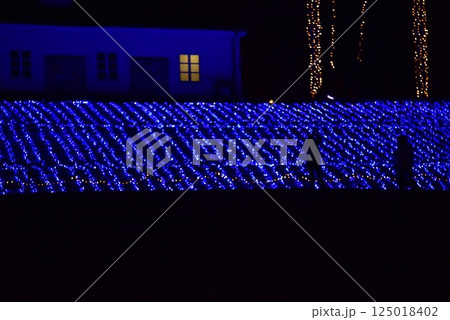 ライトアップされた夜のイルミネーション 125018402