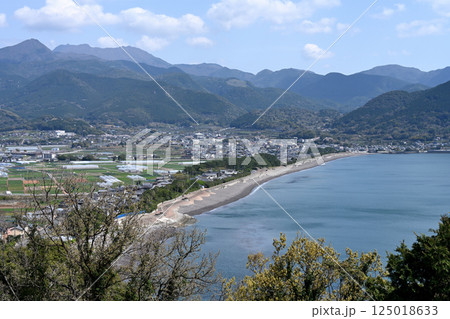 千々岩展望台から見る千々石海岸 125018633