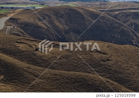 大観峰から見た阿蘇の山なみ 125019399