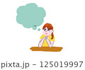 妄想する女性　吹き出し 125019997