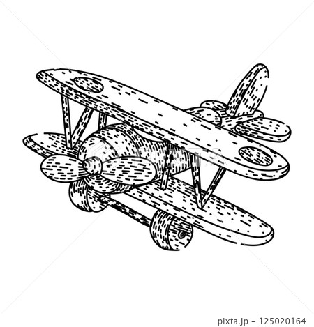 remote model airplane sketch hand drawn vector remote model airplane sketch hand drawn vector 125020164