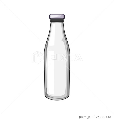container vintage milk bottle cartoon vector illustration 125020538
