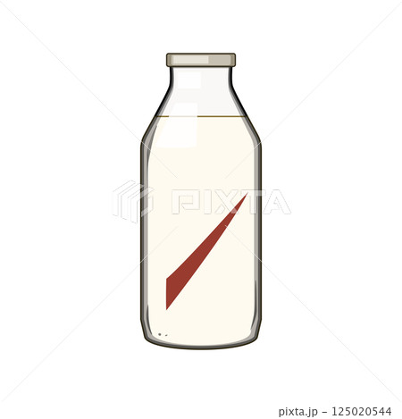 recyclable vintage milk bottle cartoon vector illustration recyclable vintage milk bottle cartoon vector illustration 125020544