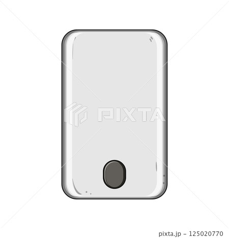 compact power bank wireless cartoon vector illustration compact power bank wireless cartoon vector illustration 125020770