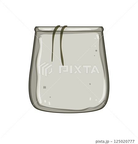 vegan nut milk strainer bag cartoon vector illustration 125020777
