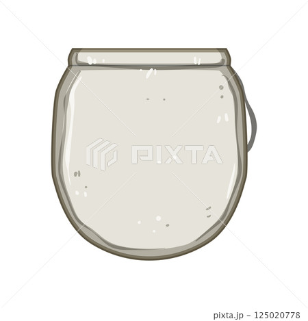 dairyfree nut milk strainer bag cartoon vector illustration 125020778