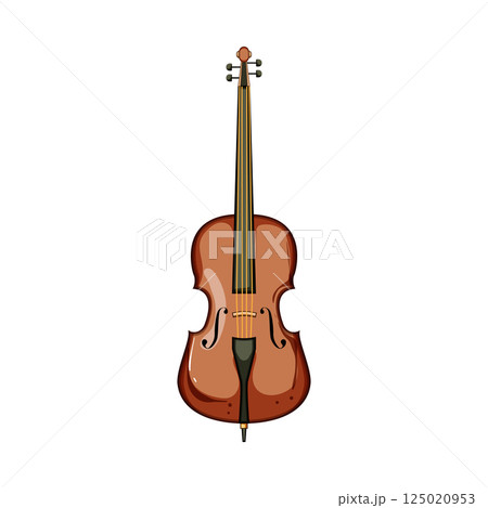 fingerboard cello cartoon vector illustration fingerboard cello cartoon vector illustration 125020953