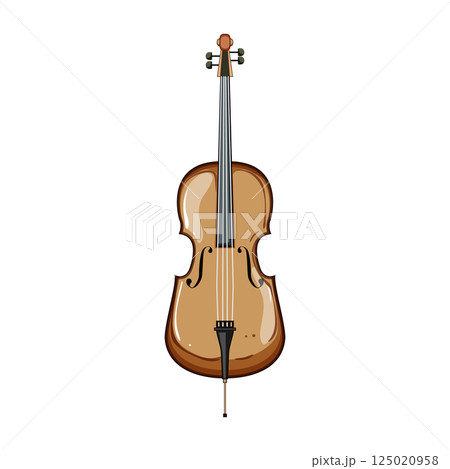 bridge cello cartoon vector illustration bridge cello cartoon vector illustration 125020958