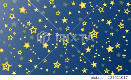 様々な星が降る背景イラスト(ブルーグラデーション背景) 様々な星が降る背景イラスト(ブルーグラデーション背景) 125021017