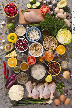 Large set of balanced nutrition products 125021166