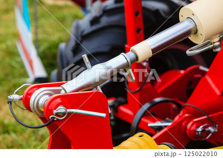 Pneumatic, hydraulic machinery made of steel closeup Pneumatic, hydraulic machinery made of steel closeup 125022010
