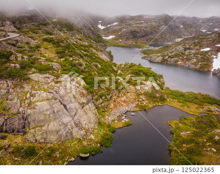 Lakes in mountains Norway 125022365