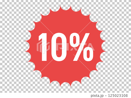 10% 平面圖示插圖 125023108