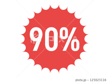 90%のフラットなアイコンイラスト 125023116