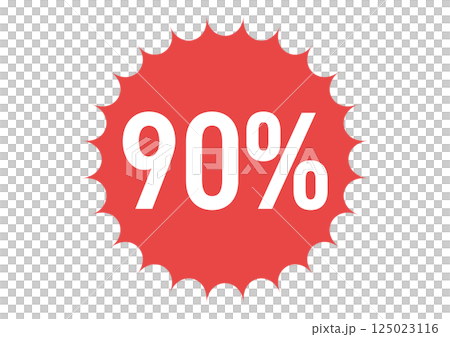 90%のフラットなアイコンイラスト 125023116