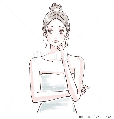 女性・女の子のイラスト素材 125024752