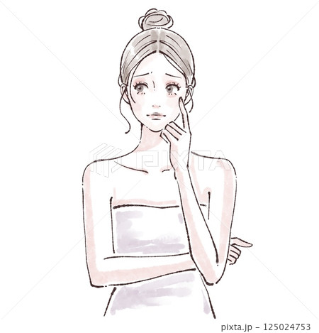 女性・女の子のイラスト素材 125024753