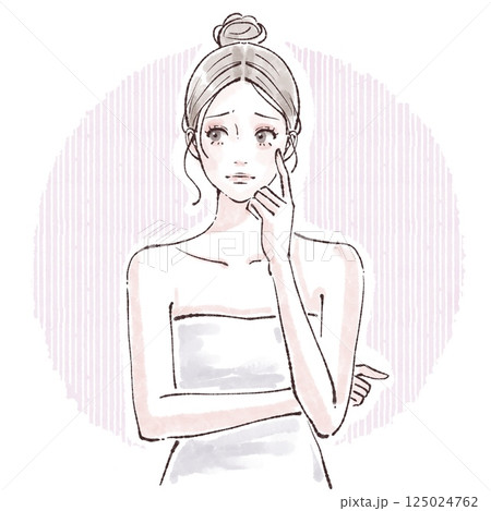 女性・女の子のイラスト素材 125024762