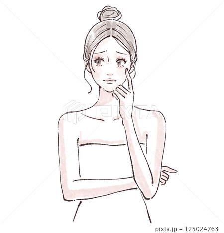 女性・女の子のイラスト素材 女性・女の子のイラスト素材 125024763