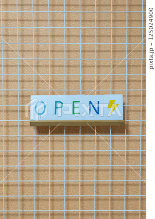 文字カード OPENのサイン 文字カード OPENのサイン 125024900