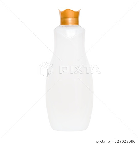 plastic bottle fabric softener isolate 125025996