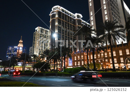 コタイ地区・カジノリゾートのイルミネーション/マカオ コタイ地区・カジノリゾートのイルミネーション/マカオ 125026152