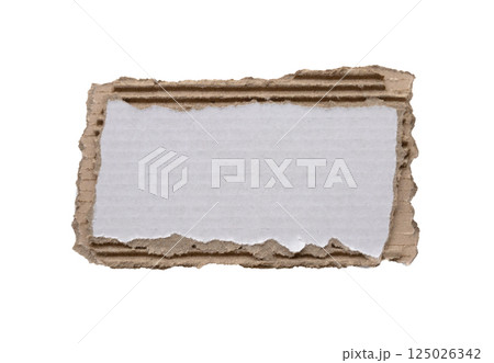 piece of white paper tear isolated on white background piece of white paper tear isolated on white background 125026342
