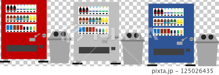 Vending machine graphic material illustration Vending machine graphic material illustration 125026435