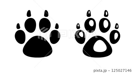 dog paw icon vector footprint cat kitten claw pet bear cartoon logo puppy symbol character illustration doodle clip art design dog paw icon vector footprint cat kitten claw pet bear cartoon logo puppy symbol character illustration doodle clip art design 125027146