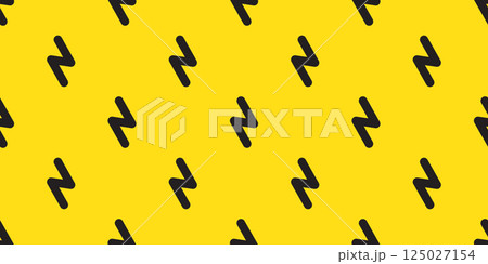 zigzag doodle seamless pattern vector flash thunder abstract cartoon line cartoon tile background wrapping paper repeat wallpaper illustration design scarf isolated 125027154