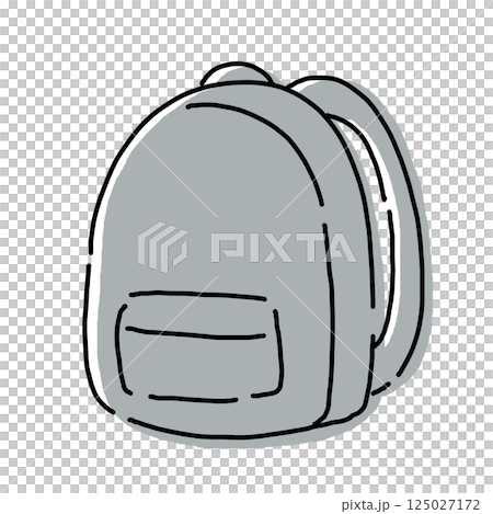 簡單的背包插畫 簡單的背包插畫 125027172