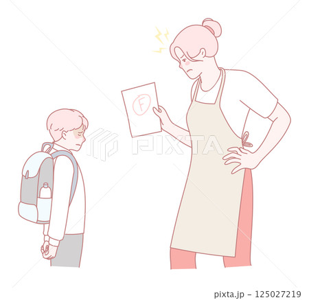 A Frustrated Teacher Confronts Student Over His or Her Consistently Poor Academic Grades 125027219