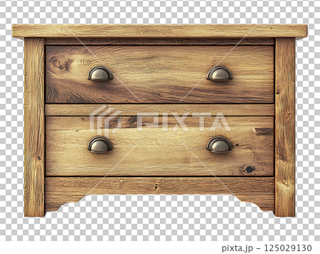 Rustic charm meets modern simplicity in this image of a twodrawer wooden chest. 125029130