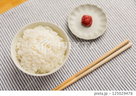 梅干しと白米 梅干しと白米 125029478