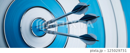 目標設定と優秀さのビジネスコンセプト 125029731