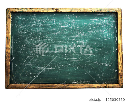 Vintage green chalkboard with scratched surface, perfect for adding your own text or message. Evokes nostalgia, education, and blank slate concepts. Vintage green chalkboard with scratched surface, perfect for adding your own text or message. Evokes nostalgia, education, and blank slate concepts. 125030350