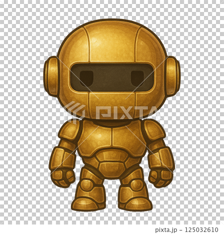 Gold Robot 125032610