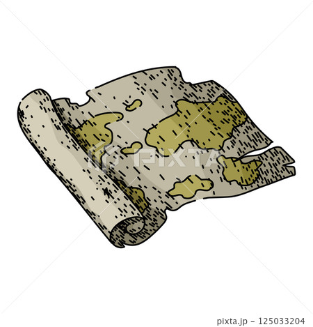 atlas old map sketch hand drawn vector atlas old map sketch hand drawn vector 125033204