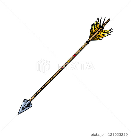 vintage arrow sketch hand drawn vector vintage arrow sketch hand drawn vector 125033239