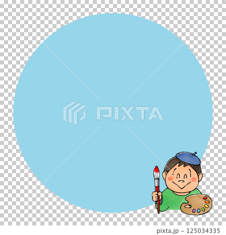 Painter boy copy space 125034335