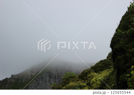『登山』大山 槍ヶ峰  鳥取県 ”剣ヶ峰” 三ノ峰「伯耆大山南壁」三ノ沢登山道・登山初心者 125035544