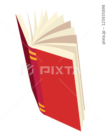 Vector books icon. Learning or education concept. Hand drawn educational symbol for book lovers. Reading, learn and receive education through books. Read more books 125035898