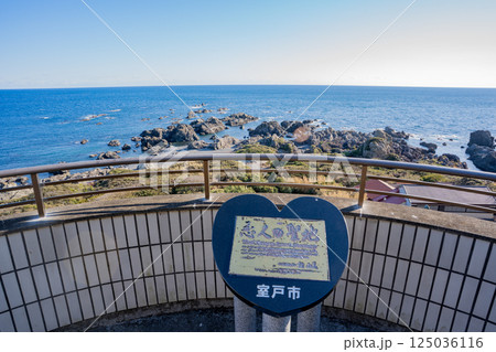 室戸岬展望台から見る灌頂ヶ浜の風景 125036116