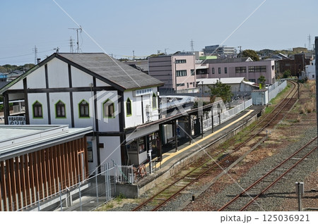 新所原駅(天竜浜名湖鉄道)のプラットホーム 新所原駅(天竜浜名湖鉄道)のプラットホーム 125036921