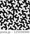 Abstract black and white pattern from triangles vector illustration 125036940